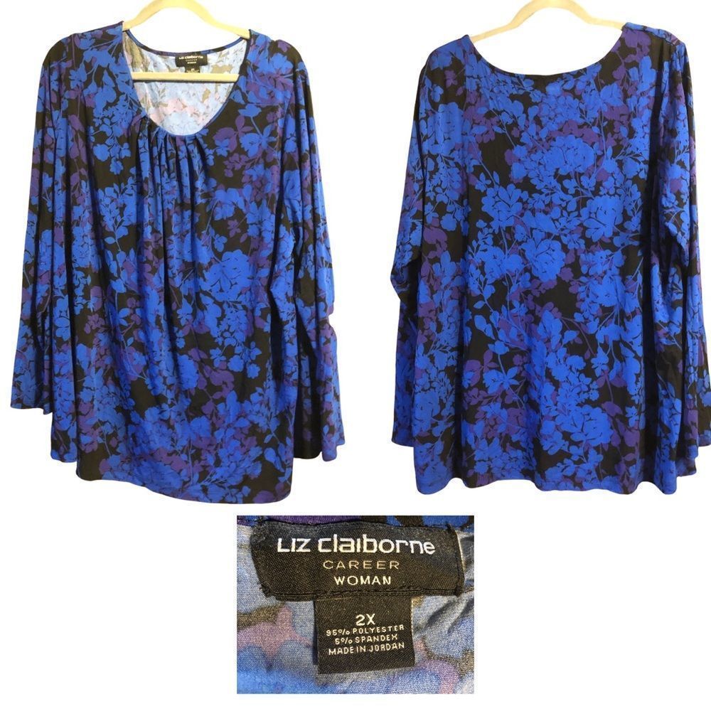 Liz Claiborne Career Woman  Blouse 2X